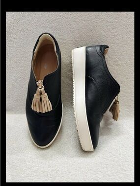 Dr. Scholl's Collection shoes Black Leather Size 6M Very Comfortable